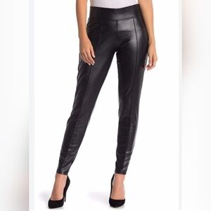 Women's Black Leather Pants